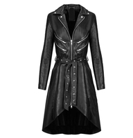 Trench-coat en cuir marron de qualité supérieure pour femmes longue fourrure hiver tendance Style en cuir véritable personnalisable veste pour hommes