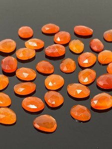 อัญมณีคาร์เนเลี่ยนธรรมชาติแบบ100% อัญมณีหลวมตัดจากดอกกุหลาบอัญมณีที่มีค่า - Product Image 5