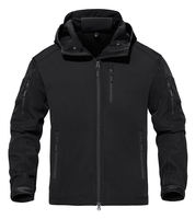 Chaqueta Casual de Invierno para Hombre, con Capucha, Estilo Safari, de Piel de Oveja, Delgada, Transpirable, Impermeable y Resistente al Viento, 100% Poliéster