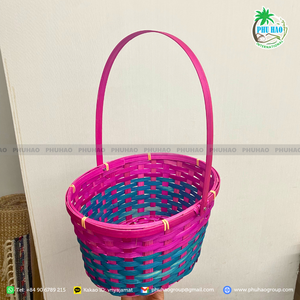 ตะกร้าอีสเตอร์ที่เป็นมิตรกับสิ่งแวดล้อมของผลิตภัณฑ์ชั้นนำ: เสน่ห์ของไม้ไผ่ทอมือเหนือกาลเวลาในราคาที่ดี - Product Image 5