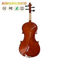 Student Violin 4/4 3/4 Solid Wood Acoustic Violin for Beginner and Music School
