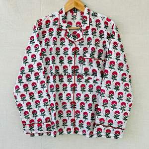 Nuevo Conjunto de Pijama de Algodón para Niños, Hermoso Conjunto de Pijama de Algodón Estampado Indio, Ropa de Dormir 100% Algodón - Product Image 2