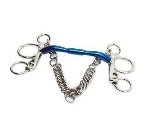 Recién llegado, broca de caballo de media mejilla de acero inoxidable para ponis de entrenamiento, fabricada por TARIQ MFG CO - Product Image 3