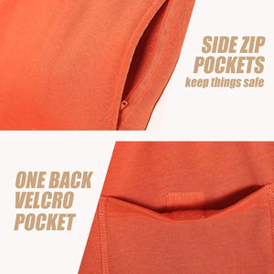 Pantalones cortos de lana para hombre con cinturones elásticos y cordones ajustables Tela de rizo francés suave para la máxima comodidad Perfect - Product Image 4