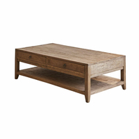 Table basse moderne en bois massif, forme hexagonale, couleur personnalisée, mobilier de luxe pour salon et chambre, écologique, stable et durable