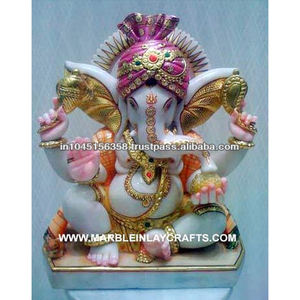 Estatua de mármol de Dios indio, Shri Ganesh - Product Image 1