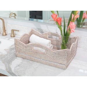 Eye-catching woven rattan <b>basket</b> Handmade <b>Storage</b> <b>Basket</b> Wholesale eco-friendly Made in Viet Nam - Product Image 4