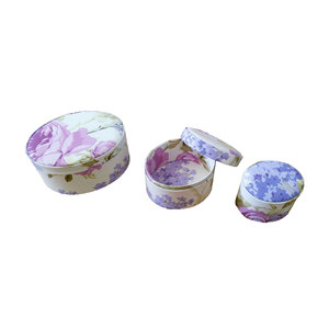 Ovale Papier-Geschenkboxen für Partys - Product Image 1