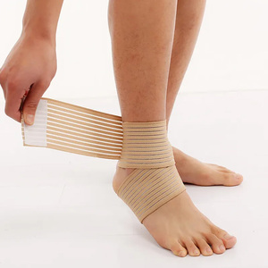 MESS SPORTS Wholesale Adjustable Elastic Neoprene Ankle Brace Bandage <b>Knee</b> Wraps / 2024 <b>Compression</b> Breathable Ankle Support - Product Image 1