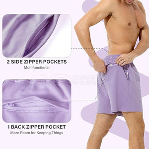 Shorts décontractés pour hommes de style moderne, tissu en coton respirant, coupe décontractée, parfaits pour un look décontracté en plein air - Product Image 5