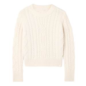 Trendy Custom Knitted Logo <b>White</b> Casual <b>Women's</b> Sweatshirts <b>For</b> Warm Winter Highstreet Comfortable <b>Women</b> Sweatshirts And <b>Hoodies</b> - Product Image 4