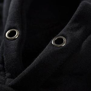 Sudadera con capucha para hombre, sudadera informal a la moda, ropa de calle ajustada, de gran tamaño, elegante, moderno, de algodón, 100%, mezcla de poliéster, Top polar - Product Image 5