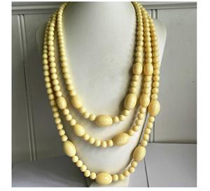 Buffalo Horn Necklace <b>Set</b> Pendants Handmade Carved Squares Natural Buffalo Horn Necklace Handmade Indian Product - Product Image 6