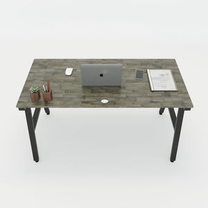 SFAC001 Simple <b>Computer</b> <b>Desk</b> High Quality Rubberwood with Iron A-Frame Legs - Product Image 2