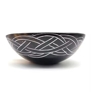 <b>Best</b> Quality Buffalo Horn Bowl for Kitchenware Deep Horn Bowl Handmade with Natural Color by crescent crafts - Product Image 4