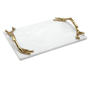 Vente en gros de plateau de service en marbre plateau décoratif de Noël directement de l'usine idéal pour les occasions spéciales et les célébrations de festivals - Product Image 3