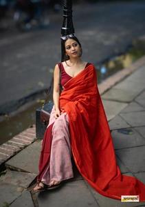 Blousewala <b>Presents</b> Silk Blouse and Surat Saree Manufacturers-Reversible Casual Style - Product Image 5