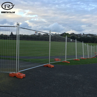 Système de clôture de construction temporaire standard australien de 1.8m x 2.1m