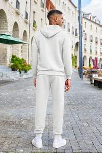 Survêtement léger en nylon et élasthanne pour homme, veste zippée d'été, pantalon de jogging, imprimé par sublimation, dégradé bleu orange - Product Image 4