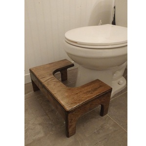 เก้าอี้ไม้สำหรับนั่งยองเพื่อสุขภาพการเคลื่อนไหวของลำไส้และความสะดวกสบายในห้องน้ำ - Product Image 6