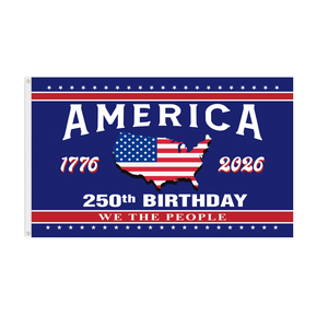 Bandera Patriótica para Celebración del 250 Aniversario de la <span class=keywords><strong>Independencia</strong></span> Americana 1776-2026, para Jardín, Casa o Exterior - Product Image 2