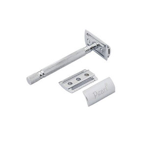 Maquinilla de afeitar segura de la mejor calidad con mango de acabado de latón del exportador indio - Product Image 1