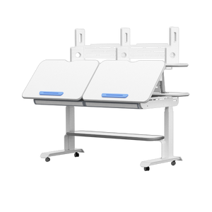 SMARTKID Modern Design <b>Desk</b> Duo Pro Plastic School Furniture with <b>Height</b> <b>Adjustable</b> Feature for Bedroom and Living Room - Product Image 5