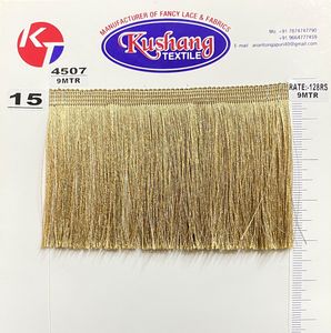 ขอบพู่ปักด้ายโพลีเอสเตอร์19ซม. สำหรับชุดผ้าม่านใช้ตกแต่ง - Product Image 6