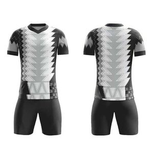 Ensemble d'uniformes de football de haute qualité personnalisable avec nom de coupe automatisé et service OEM d'impression de logo disponible - Product Image 5