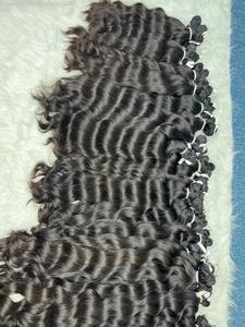 วิกผมคนผมดิบแบบเวียดนามลอนธรรมชาติผมต่อแบบหยิกหยักศกแบบคู่ - Product Image 4