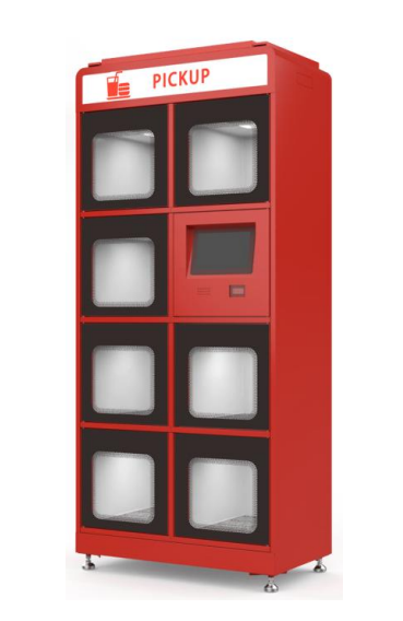 Single-sided Food Pickup Locker with Food Grade ABS Liner 10.1 Inch ...