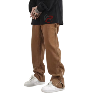 กางเกงคาร์โก้แนวยุทธวิธีของผู้ชายกางเกงล่าสัตว์กันน้ำแบบลำลองมีกระเป๋าหลายกระเป๋าสำหรับผู้ชายขนาดใหญ่พิเศษ - Product Image 4