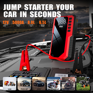 Bơm hơi ô tô không dây 2500mAh bán buôn nhà máy, tích hợp chức năng khởi động bình khẩn cấp 2 trong 1 kèm hộp đựng - Product Image 6