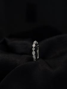 แหวนหมั้นแหวนเพชรสำหรับงานแต่งงานของผู้หญิงได้รับการรับรองจากร้าน IGI โกลด์0.3ct หรูหราทรงกลมสวยงามของขวัญจากห้องปฏิบัติการ - Product Image 6