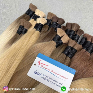 2024 moda caliente 100% Vietnam extensiones de cabello humano hueso recto a granel onda Natural suelta onda profunda estilos listo enviar muchos colores - Product Image 4