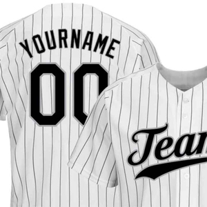 Logo de broderie personnalisé de haute qualité maillot de baseball respirant 100% polyester vêtements de sport pour hommes en gros grande taille Option - Product Image 3