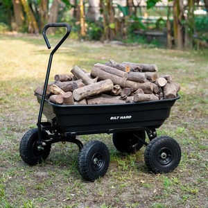 Utilidad Construcción Jardín Poly Barrow Cart Atv Volquete Camión Remolque con bandeja de plástico - Product Image 6