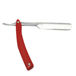 Maquinilla de afeitar de media hoja con logotipo gratuito para cara Bikini Axila con cuerpo de acero-Maquinilla de afeitar de barbero - Product Image 1