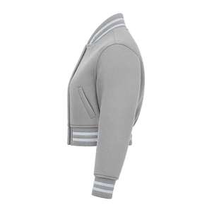 Veste de baseball à manches longues pour femmes, veste de style universitaire, logo personnalisé, tendance, variété, respirante, rembourrage en coton d'automne - Product Image 6