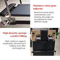 Reformer de Pilates portable et pliable avec base compacte et support stable, lit de reformer compact pour les programmes de marque privée