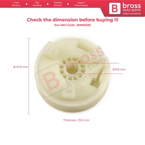 Régulateur de vitre BWR5233, roue de réparation pour porte avant gauche 68070267AD pour 500 2007-actuel - Product Image 5
