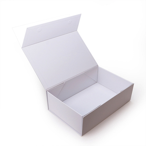 Caja <span class=keywords><strong>de</strong></span> Regalo Magnética Plegable con Logotipo Personalizado en Blanco para Recuerdos <span class=keywords><strong>de</strong></span> Boda, Directo <span class=keywords><strong>de</strong></span> Fábrica - Product Image 1