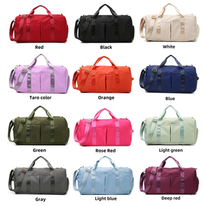 Simple Foldable Dry and <b>Wet</b> Large Capacity Waterproof Shoe Compartment Lightweight Training Sport Leisure Fitness Duffel Gym <b>Bag</b> - Product Image 6