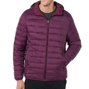 Chaqueta acolchada térmica fina transpirable de alta calidad para hombre, OEM personalizada, larga longitud, reversible, forro de poliéster, tela Softshell, nuevo - Product Image 1
