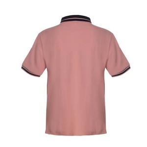 Camisetas Polo de verano de diseño personalizado para hombre, camisetas polo teñidas lisas de punto en blanco de algodón con diseño de rayas en blanco de talla grande para hombre - Product Image 3