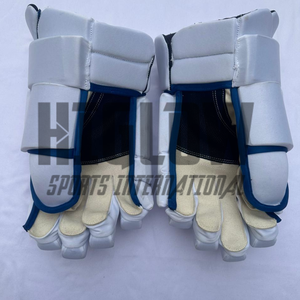 Color blanco Pro OEM Guantes de hockey sobre hielo Par Guantes de hockey sobre hielo de alta calidad Equipo deportivo Guantes de hockey - Product Image 6