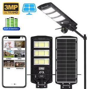 Omsen All in One Integrated <strong>Outdoor</strong> 300W <strong>Solar</strong> Camera Street <strong>Light</strong> With 4G Cctv 300W Lighting Monitor <strong>Lamp</strong> for Housing Yard - Product Image 2