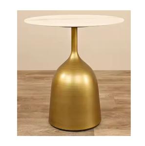 ชุดโต๊ะกาแฟแบบตั้งโต๊ะสีทองโต๊ะข้างโต๊ะออกแบบจากอิตาลี - Product Image 2