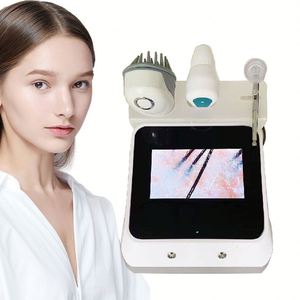 New 3 in 1 Hair and Scalp Analyzer Skin Detector USB WIFI <b>Digital</b> Hair Follicle Scanner <b>Microscope</b> for Hair Care Center - Product Image 1