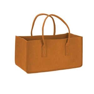 Bolsa de Fieltro Marrón Claro para Leña, Organizador de Ropa Versátil para Viajes - Product Image 4